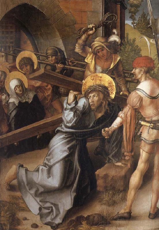 Albrecht Durer The Bearing of the Cross Germany oil painting art